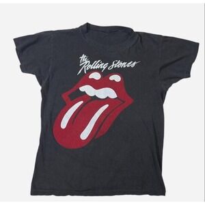 1981 Rolling‎ Stones Band Tee, Thin Soft Single Stitch (Distressed)